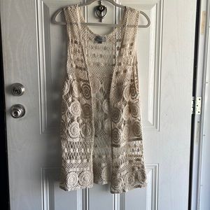 Crocheted vest